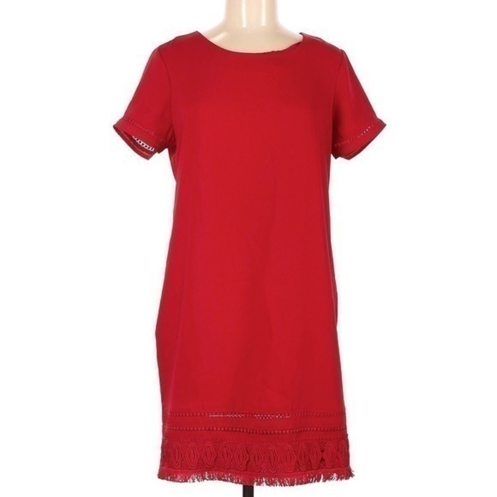 Women’s Cynthia Rowley Frayed Hem Sheath Dress